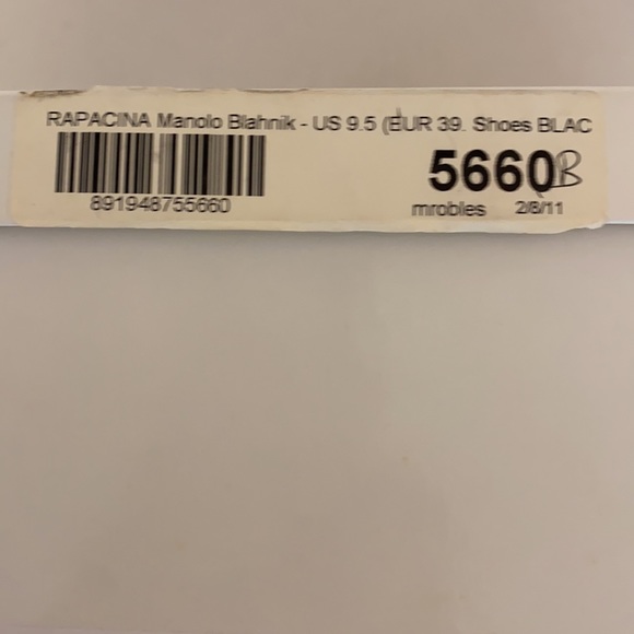 - Manolo Blahnik Black Suede Button Boot Heels 39.5 - Picture 12 of 14